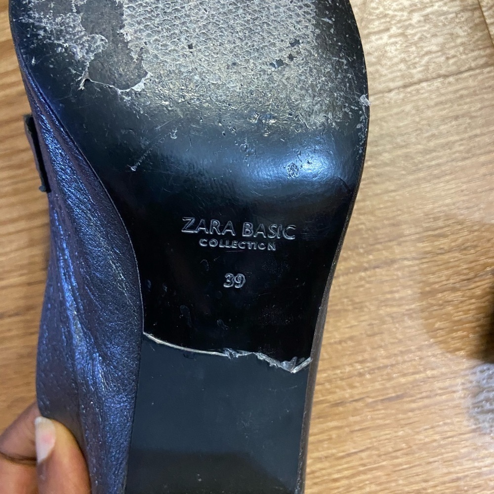 Zara Reversible Block Heel Mule - image 8